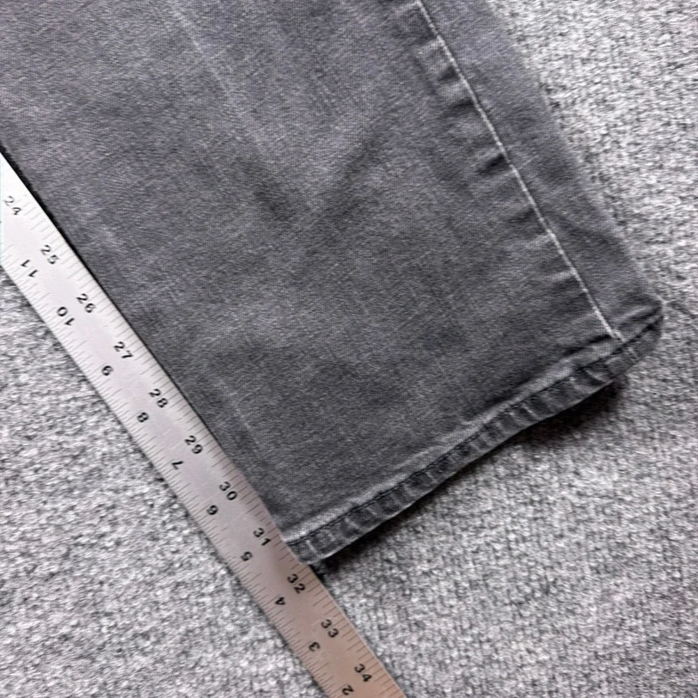 prAna Jeans Mens 32 x 32 Gray Organic Cotton Stretch Straight Leg Denim Pants